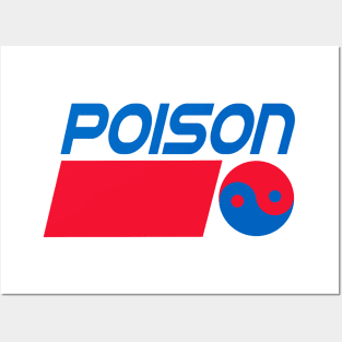 "Poison" Soft Drink Soda Pop Carbonated Beverage 90's Logo Parody Off Brand Knock Off Posters and Art